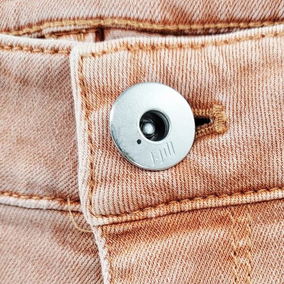 J. Jill Denim Authentic Fit Cropped Copper Orange Jeans Zip Fly Women's Size 10 - Picture 3 of 8